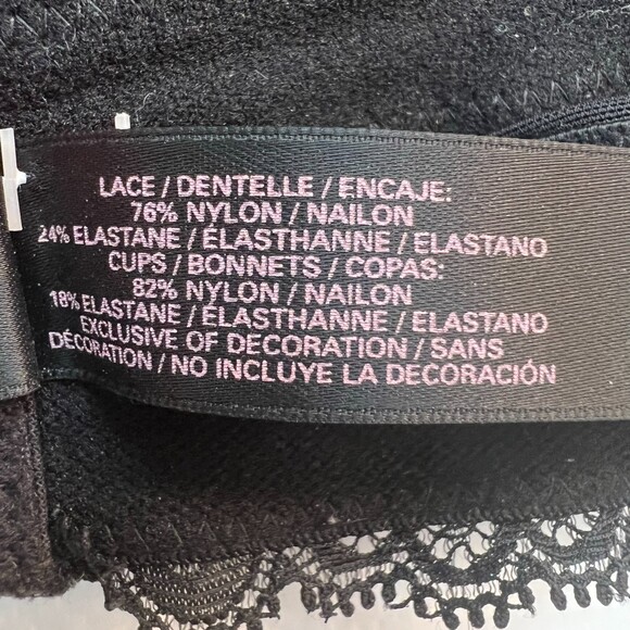 Victoria's Secret Dream Angels Multi-Way Polyvalent Strapless Black Bra 34DD - Picture 3 of 4